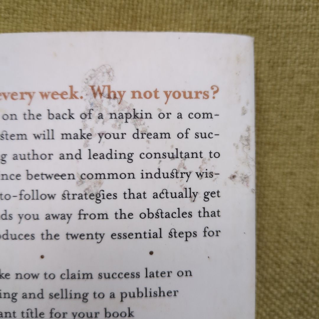 Shortest Distance Between You and a Published Book