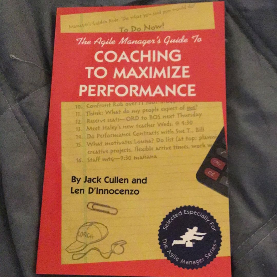 Guide to Coaching to Maximize Performance
