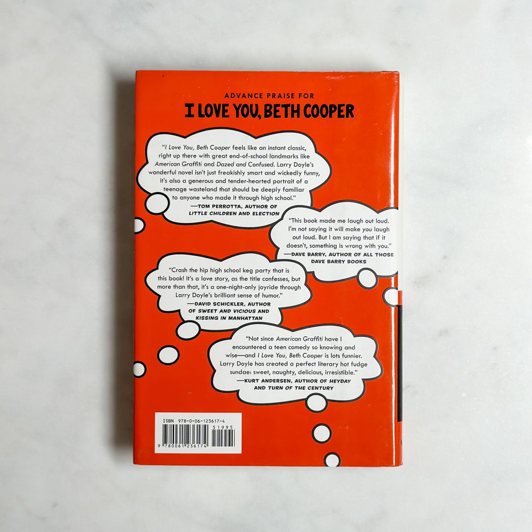 I Love You, Beth Cooper (FIRST EDITION)