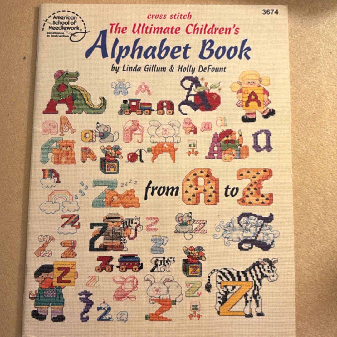 Cross stitch the ultimate children’s alphabet book