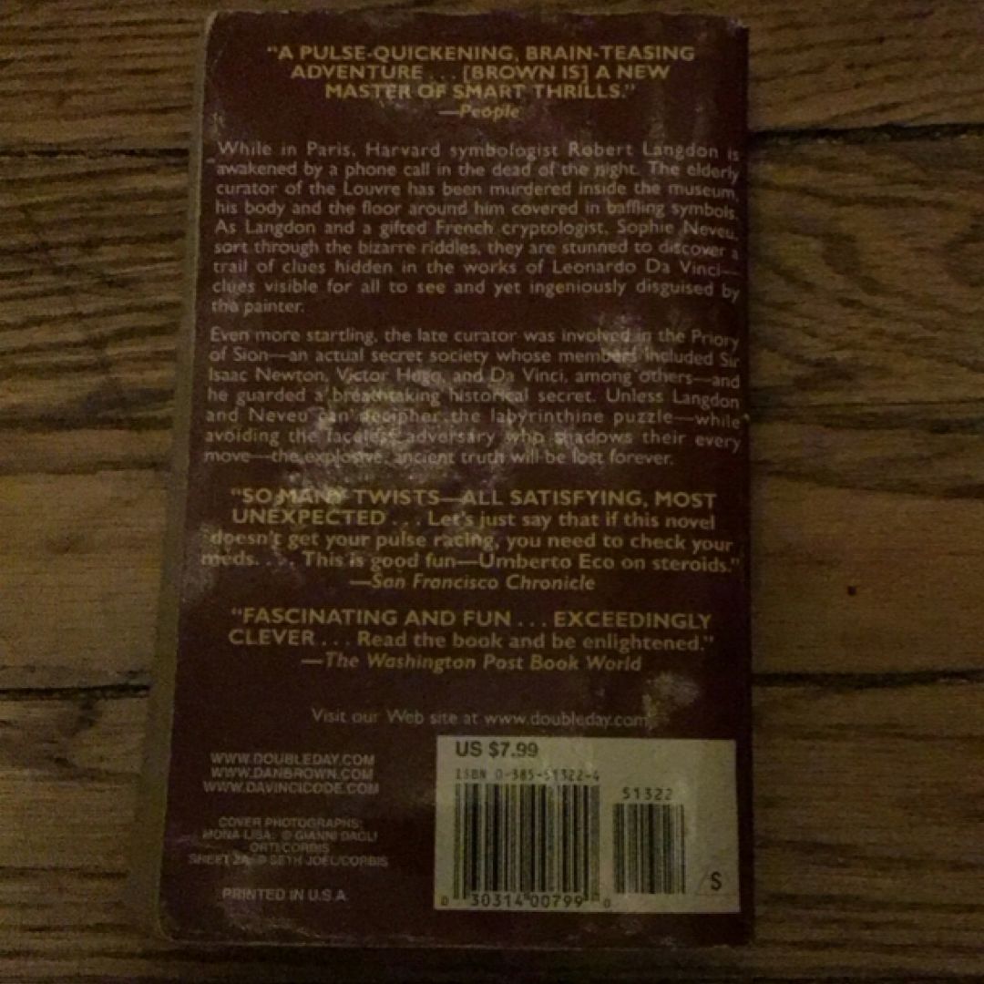 The Da Vinci Code A Novel