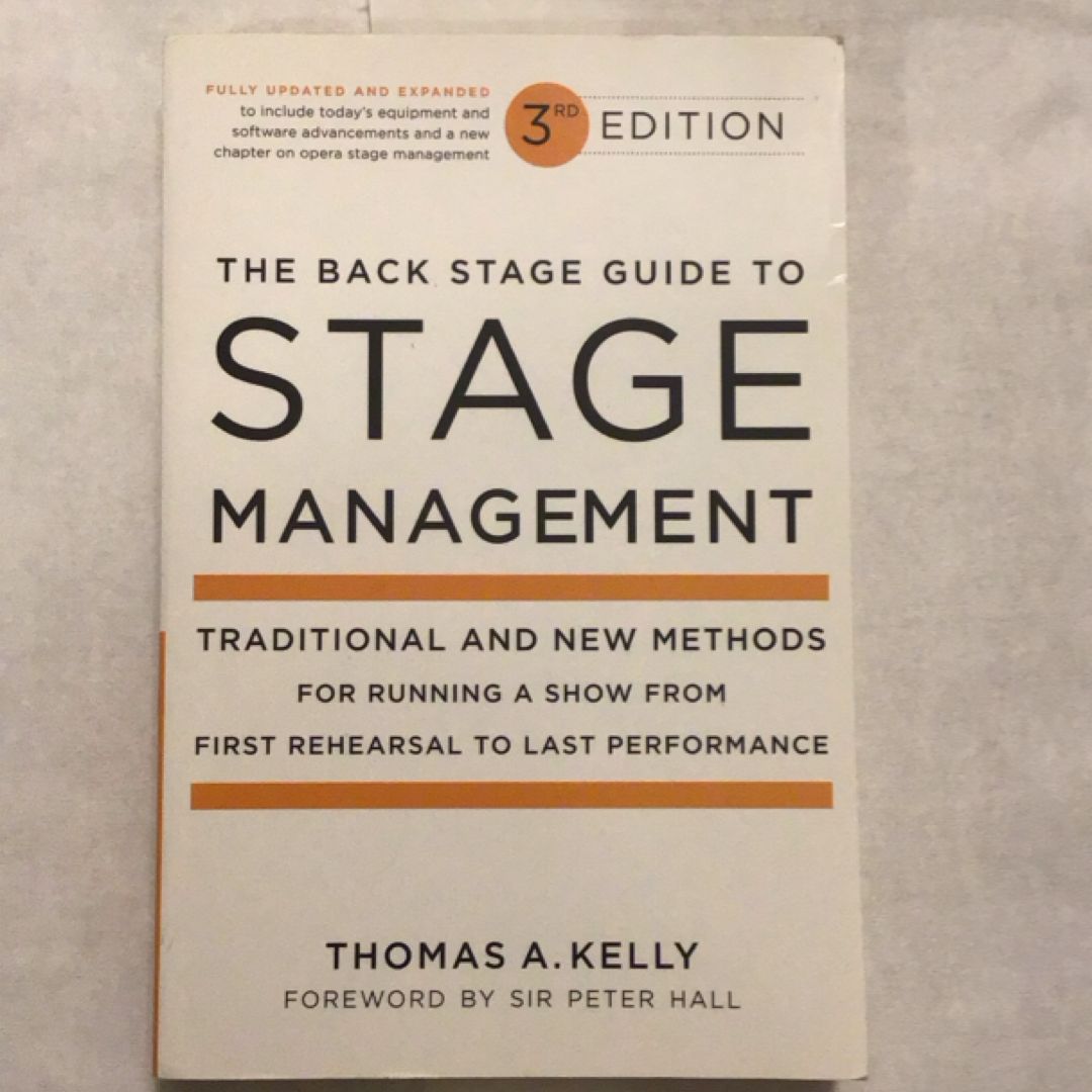 The Back Stage Guide to Stage Management, 3rd Edition