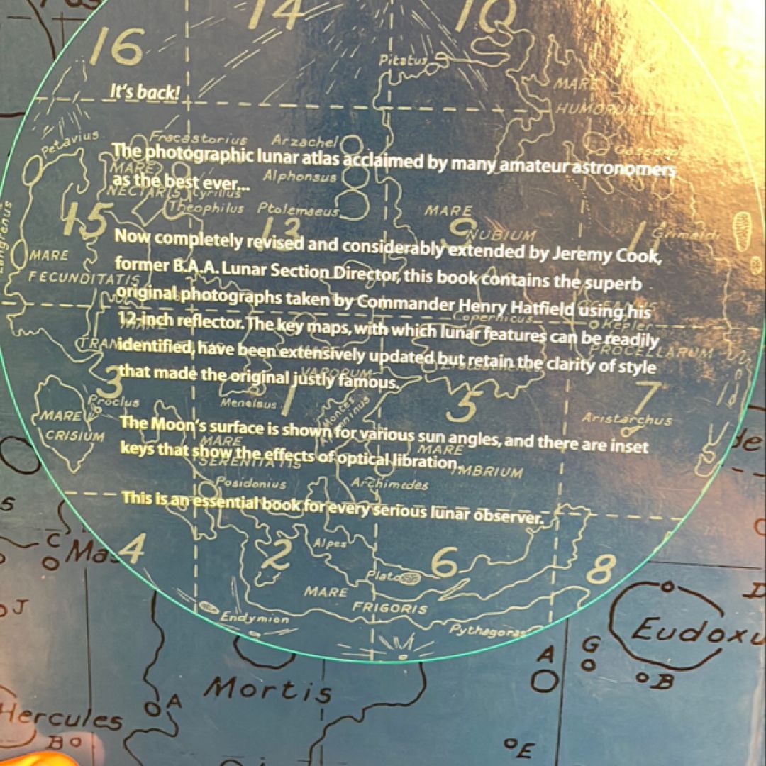 Hatfield Photographic Lunar Atlas by Jeremy Cook
