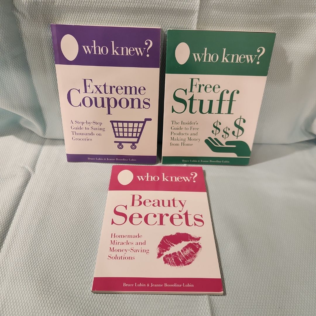 Set of 3 Who Knew? Books 