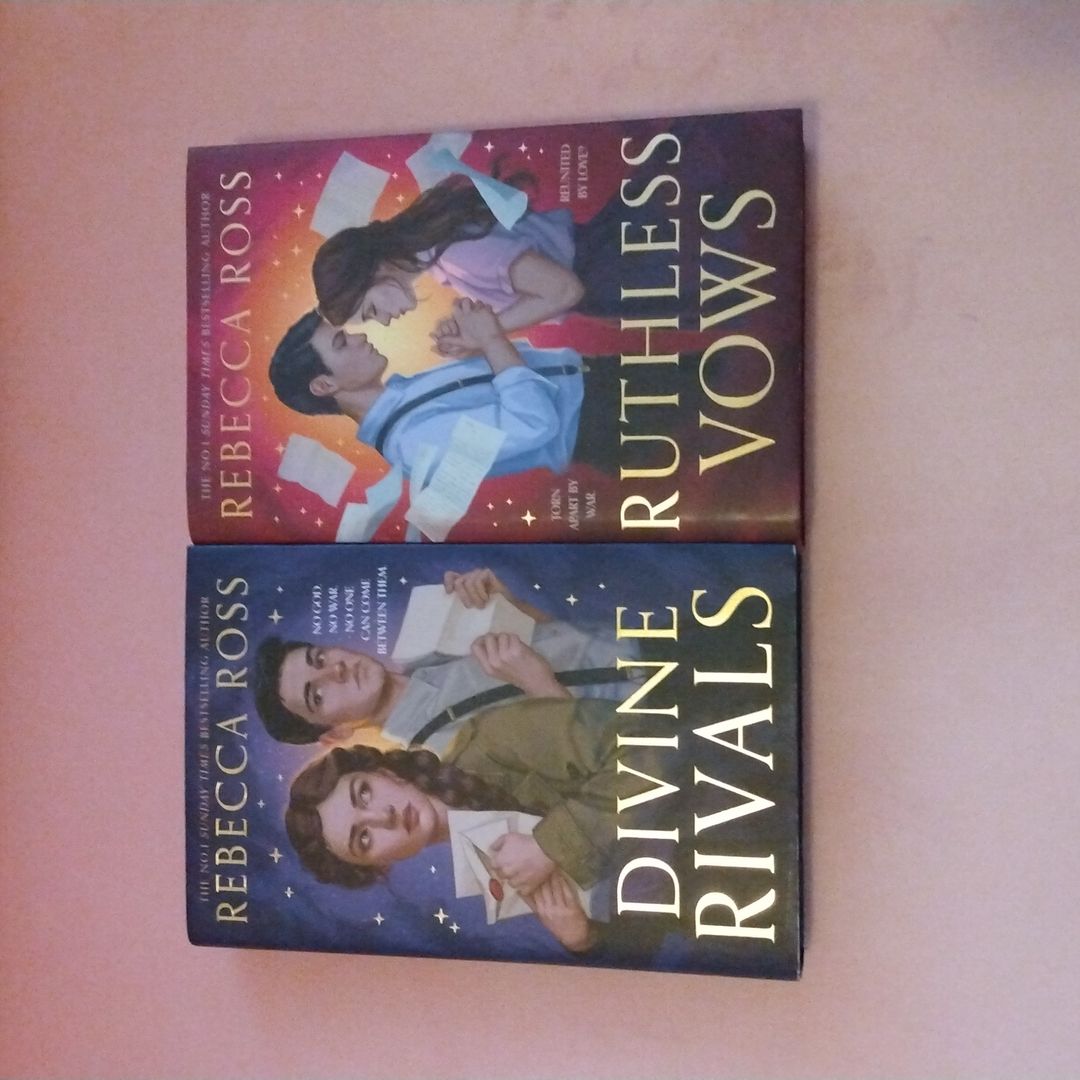 Divine Rivals & Ruthless Vows by Rebecca Ross UK Hardcover Editions