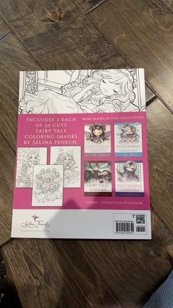 Cute Fairy Tales, Princesses, and Fables Coloring Book by Selina Fenech