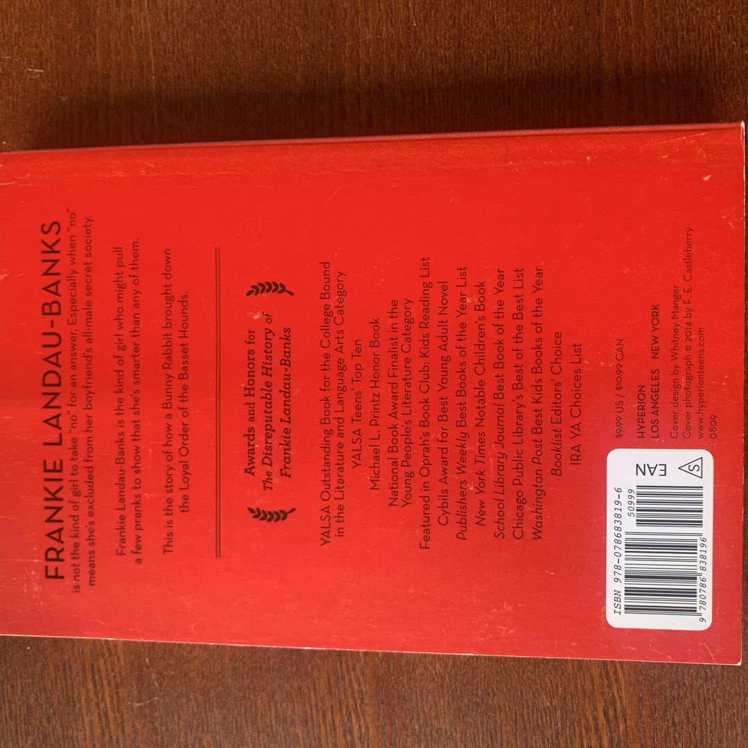 The Disreputable History of Frankie Landau-Banks