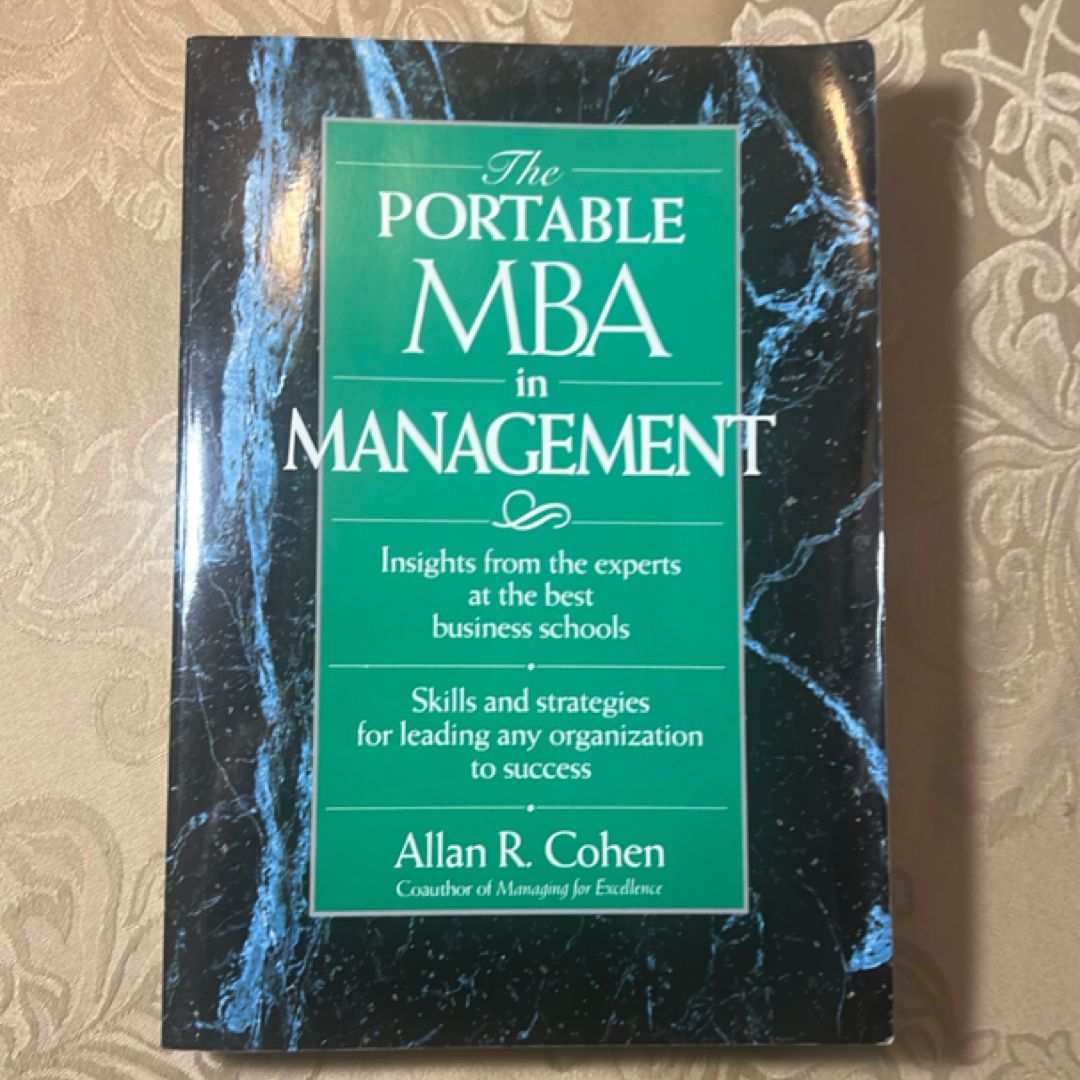 The Portable MBA in Management