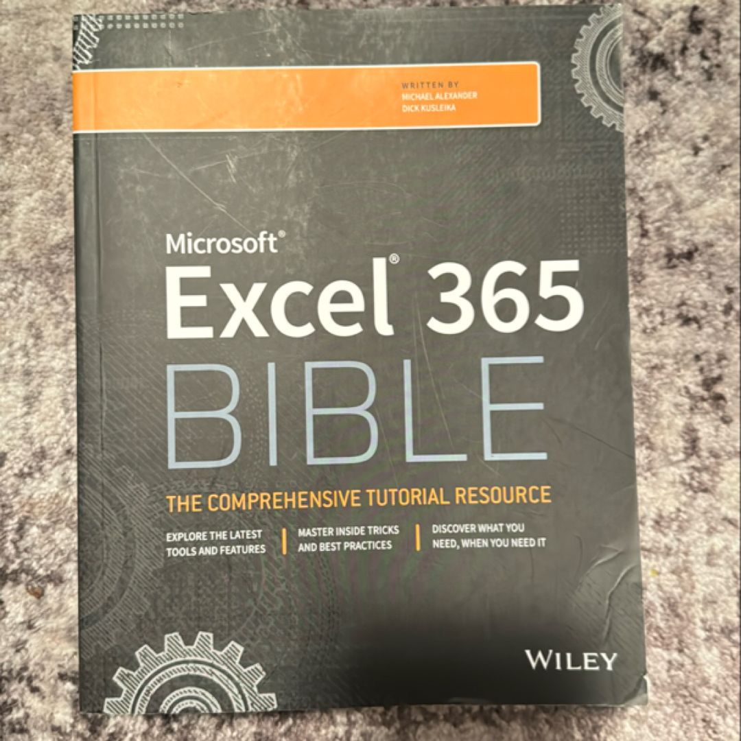 Microsoft Excel 365 Bible by