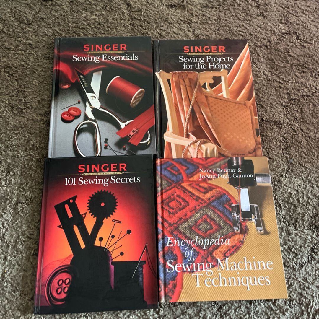 Encyclopedia of Sewing Machine Techniques Book Lot