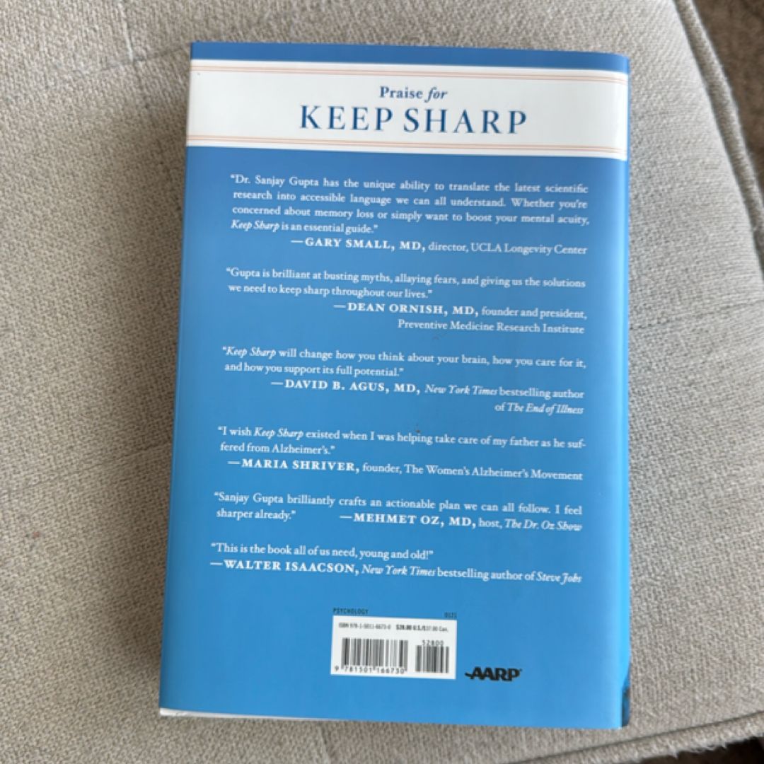 Keep Sharp by Sanjay Gupta, Hardcover | Pangobooks