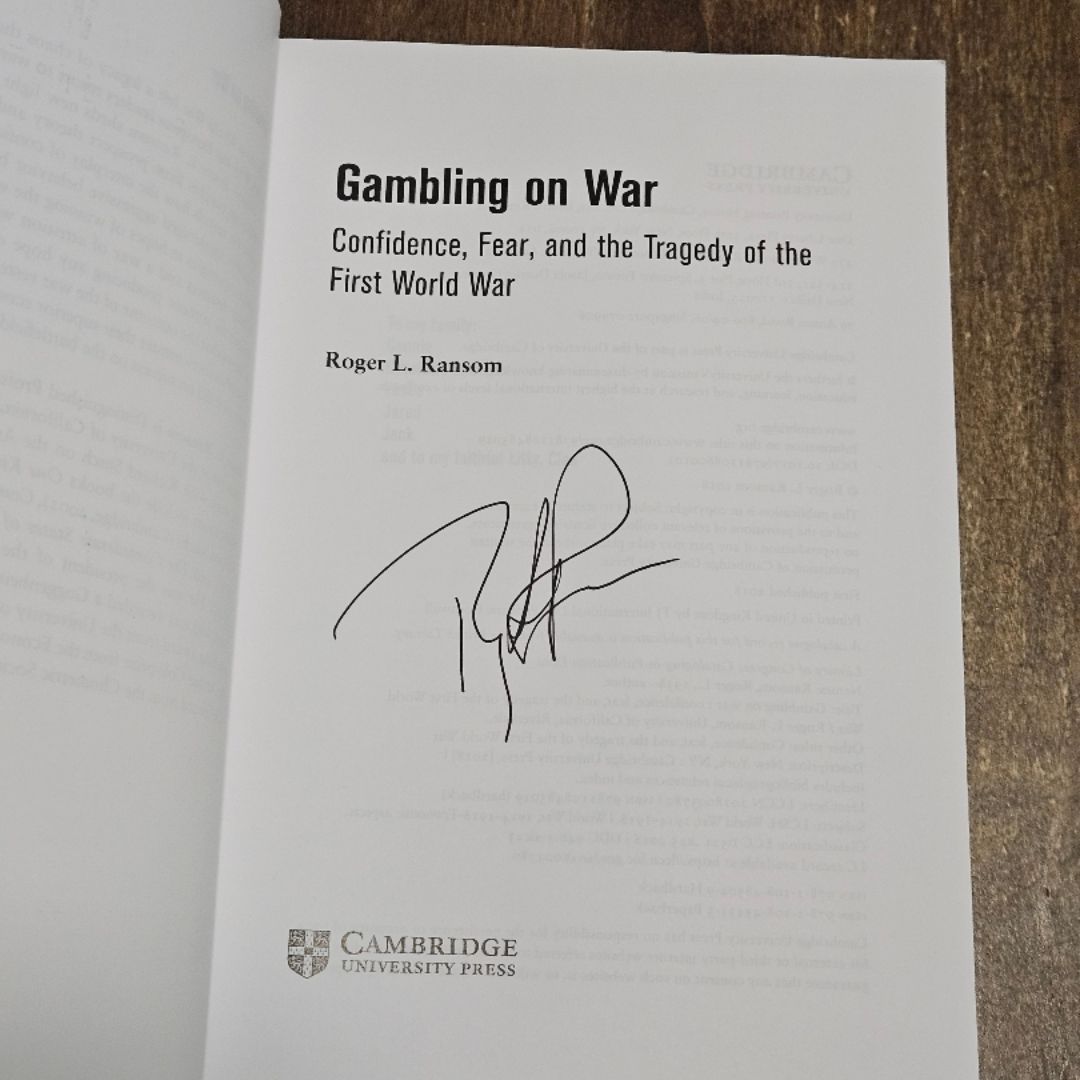 Gambling on War