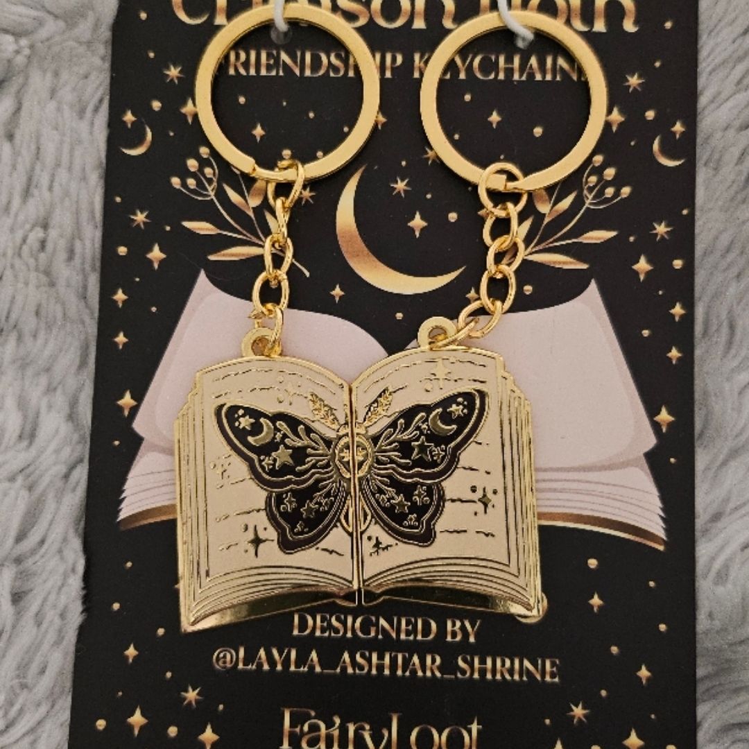 Fairyloot: The Crimson Moth friendship Keychain