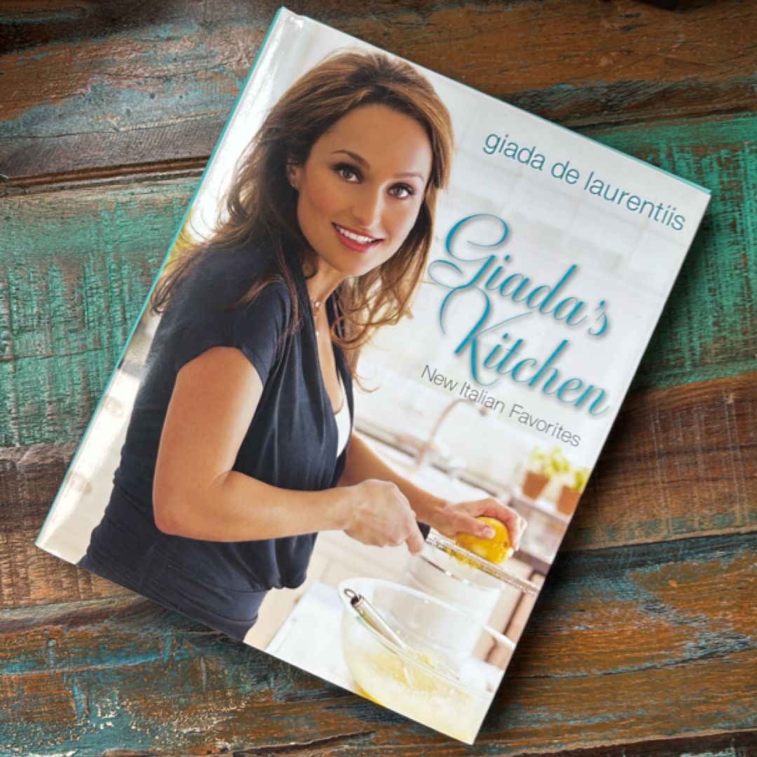 4 BOOKS: Happy Cooking; Giada’s Feel Good Food; Giada’s Kitchen; Giada’s Family Dinners