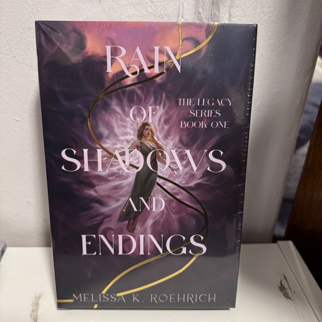 Bookish Box Rain of Shadows and Endings SIGNED