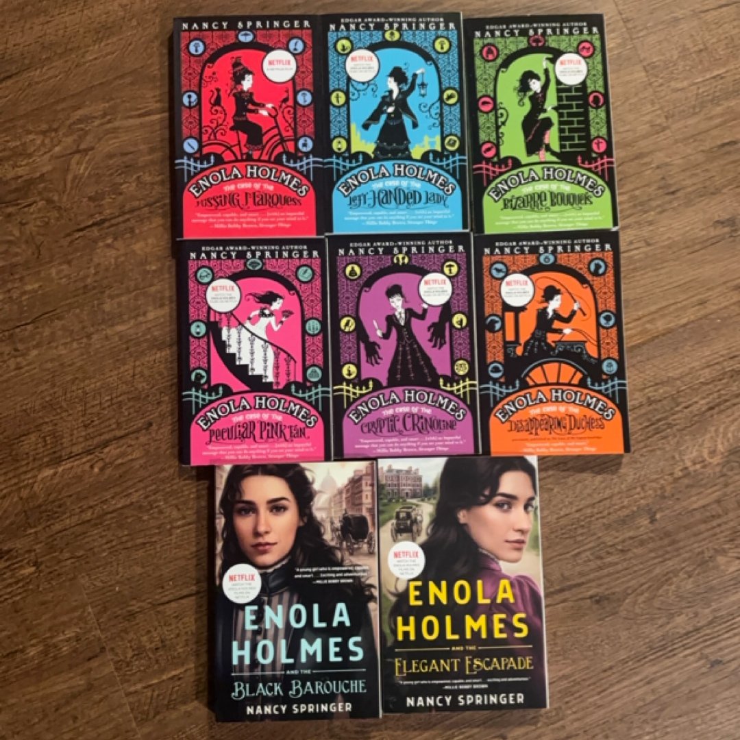 Enola Holmes books 1-8