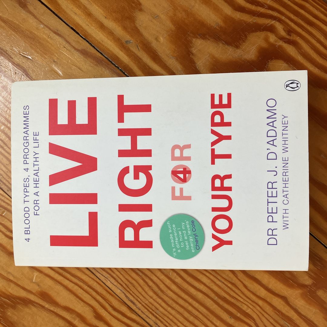 Live Right 4 Your Type