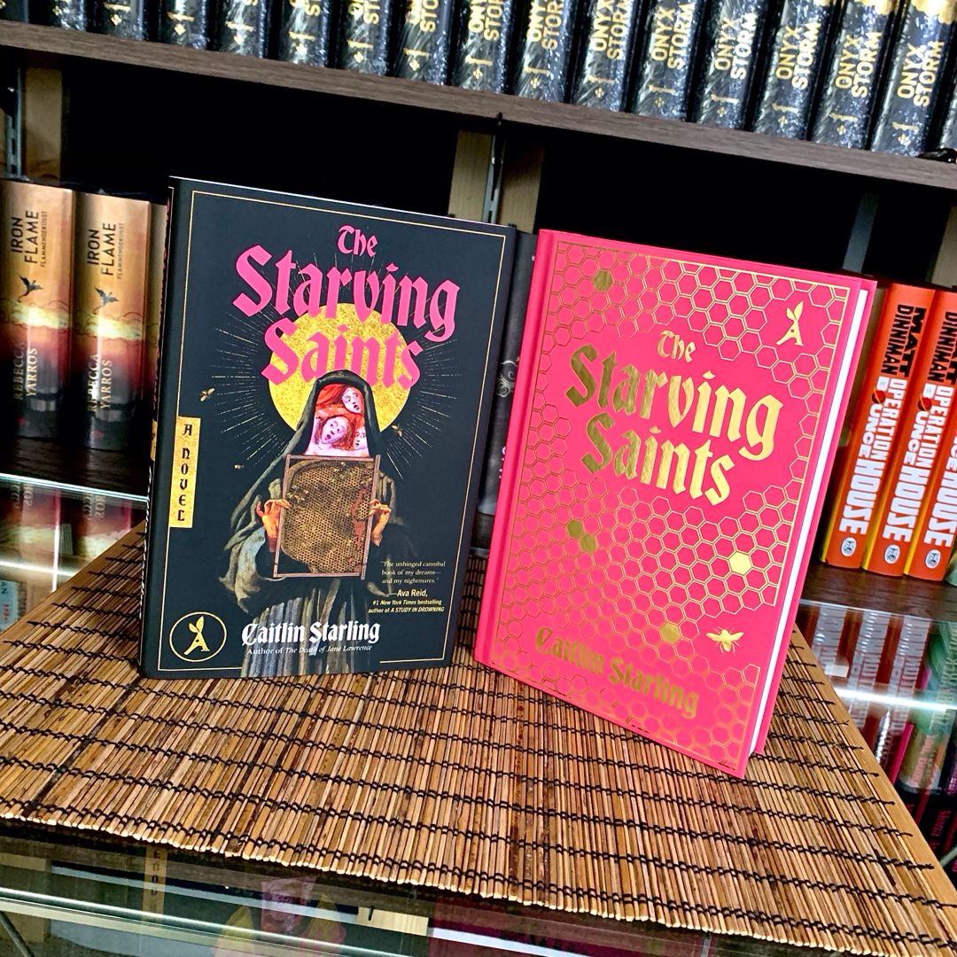 Signed Stamped The Starving Saints Caitlin Starling Aardvark Hardcover Edition
