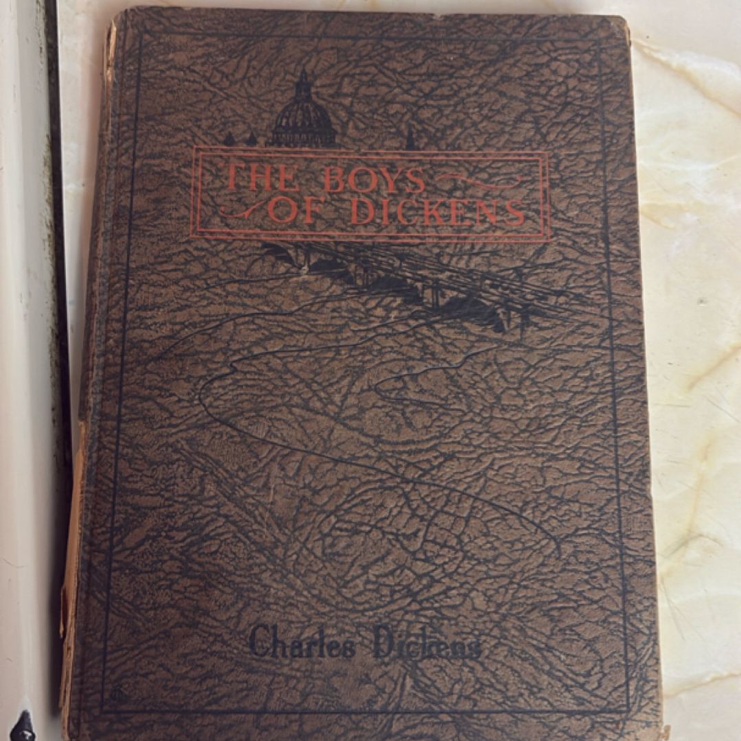 The Boys of Dickens Retold - Vintage McLoughlin Brothers Hardcover, c. 1928, Illustrated Children’s Classic