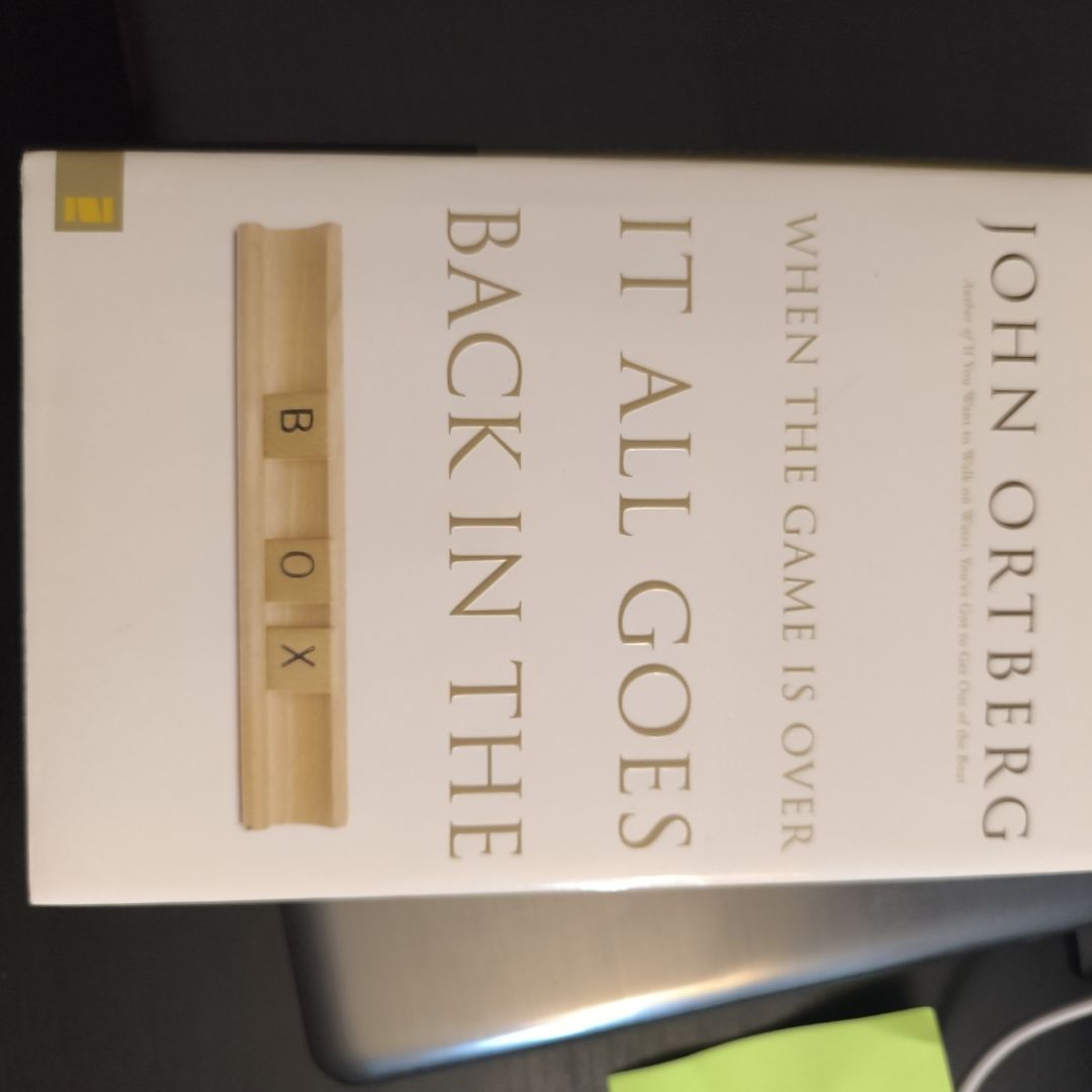 When the Game Is over, It All Goes Back in the Box