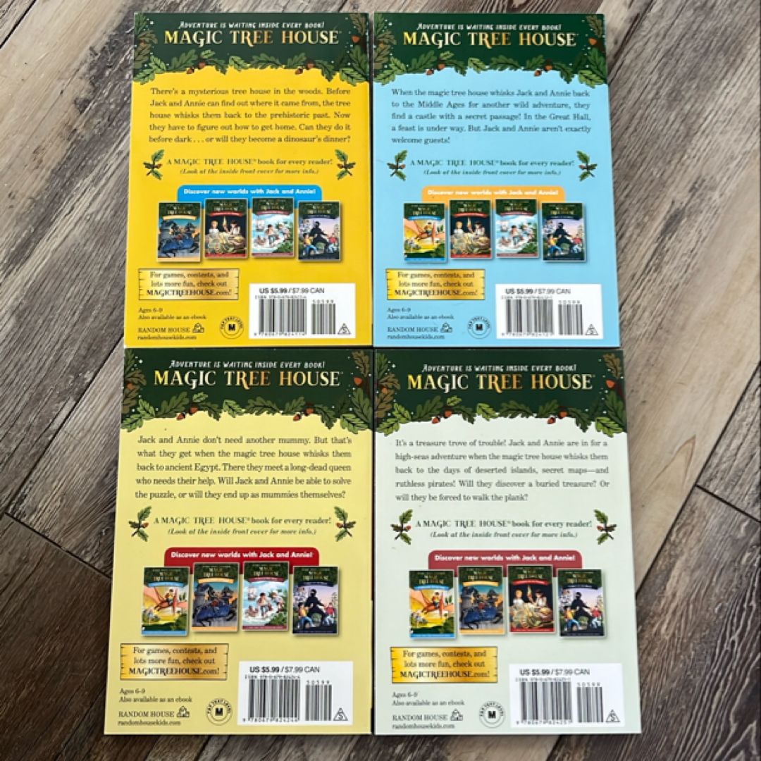 Magic Tree House Books 1-4 Boxed Set