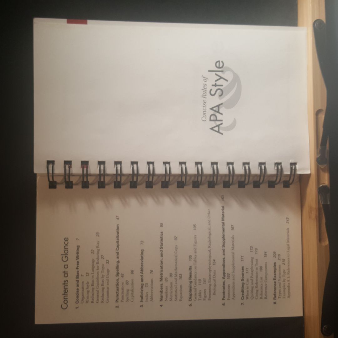 Concise Rules of APA Style