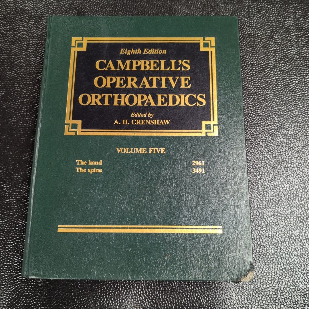 Campbell's Operative Orthopaedics (Vol 5) (1991)