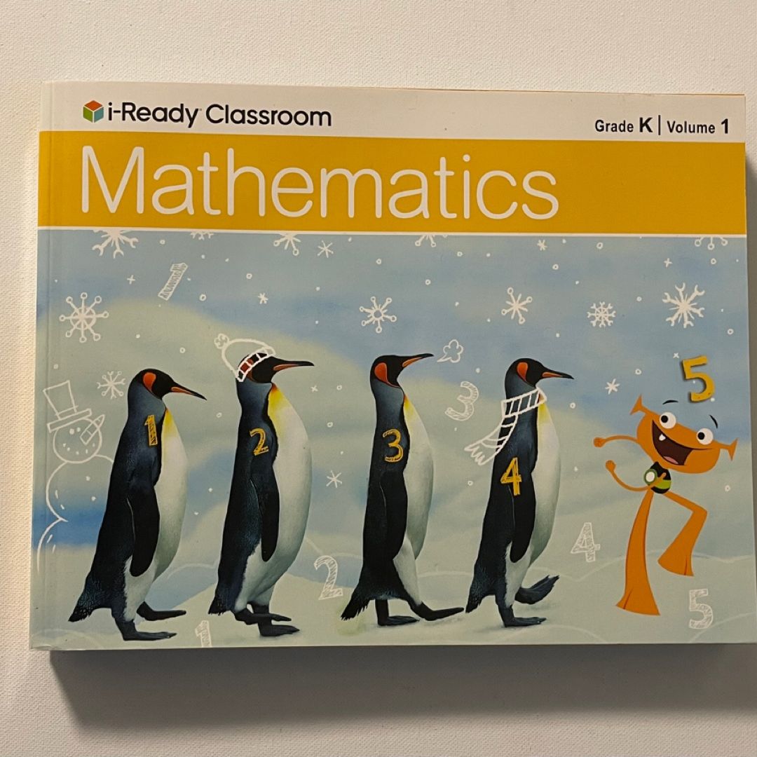 I-Ready Classroom Mathematics Grade K Volume 1