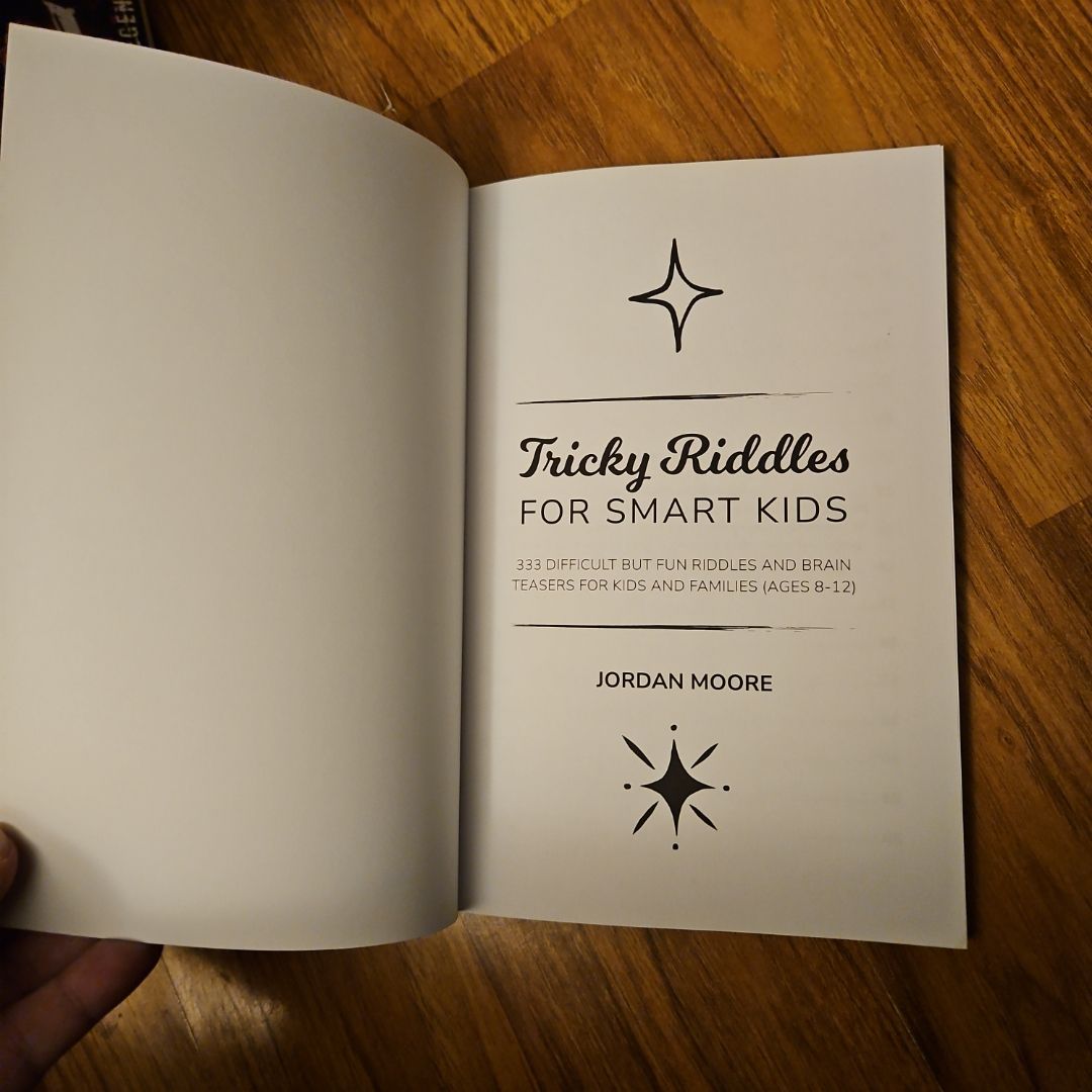 Tricky Riddles for Smart Kids by Jordan Moore