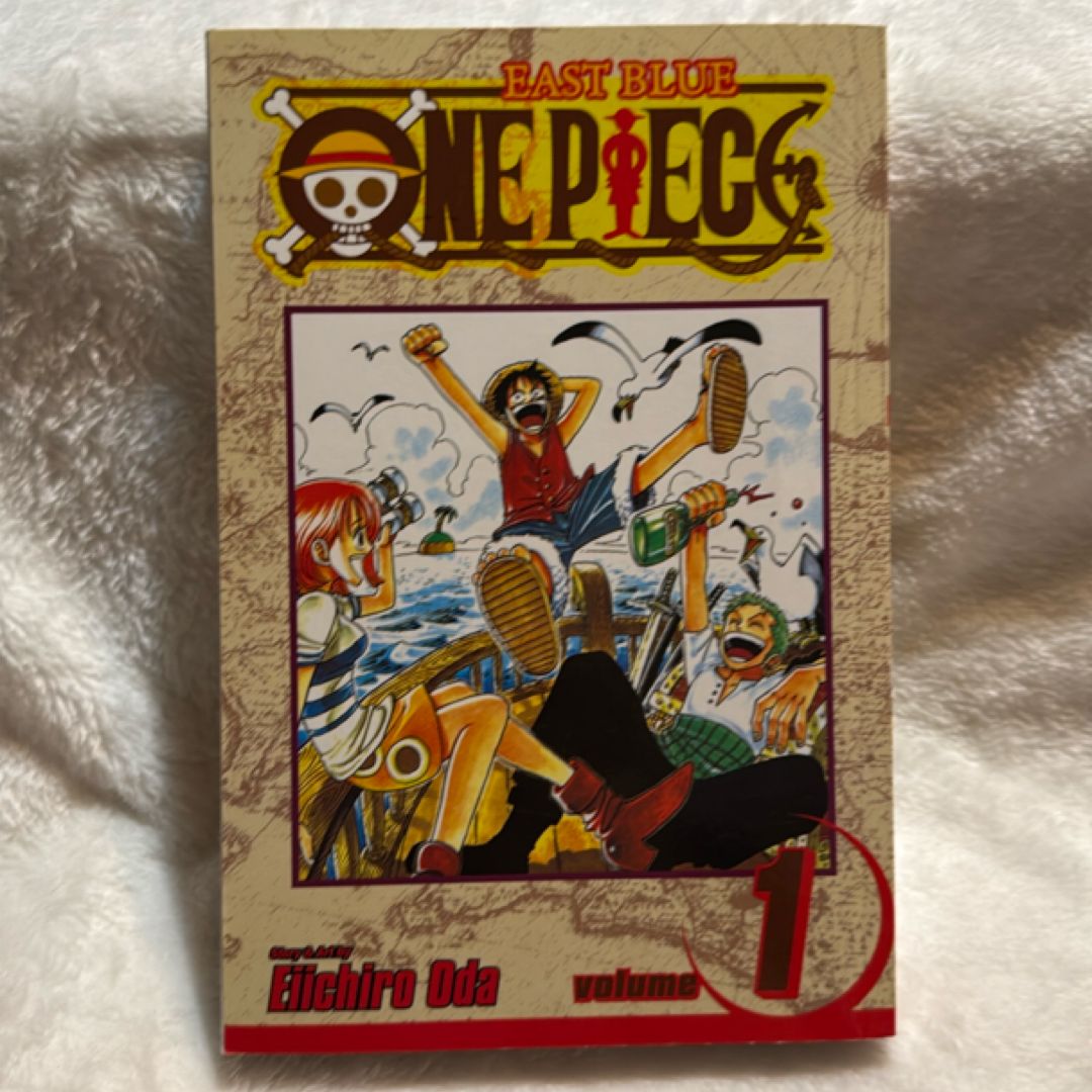 One Piece, Vol. 1 (first print, foil) by Eiichiro Oda, Paperback