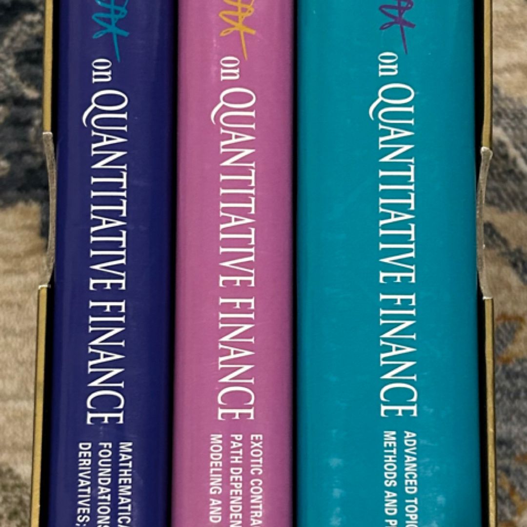 Paul Wilmott on Quantitative Finance, 3 Volume Set by Paul Wilmott