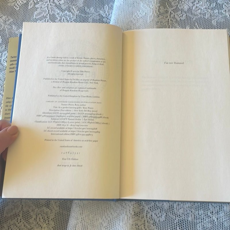 In a Garden Burning Gold