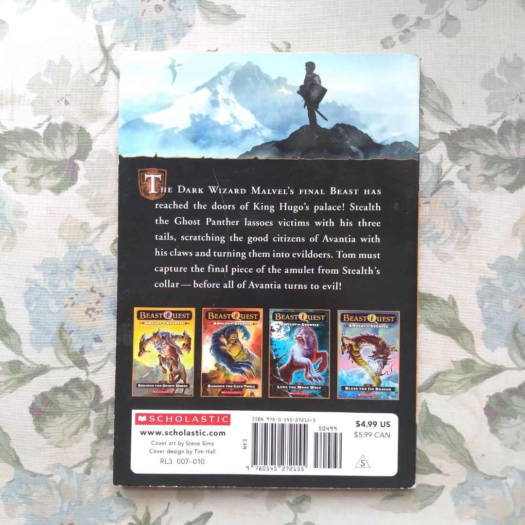 Beast Quest #24: Amulet of Avantia: Stealth the Ghost Panther
