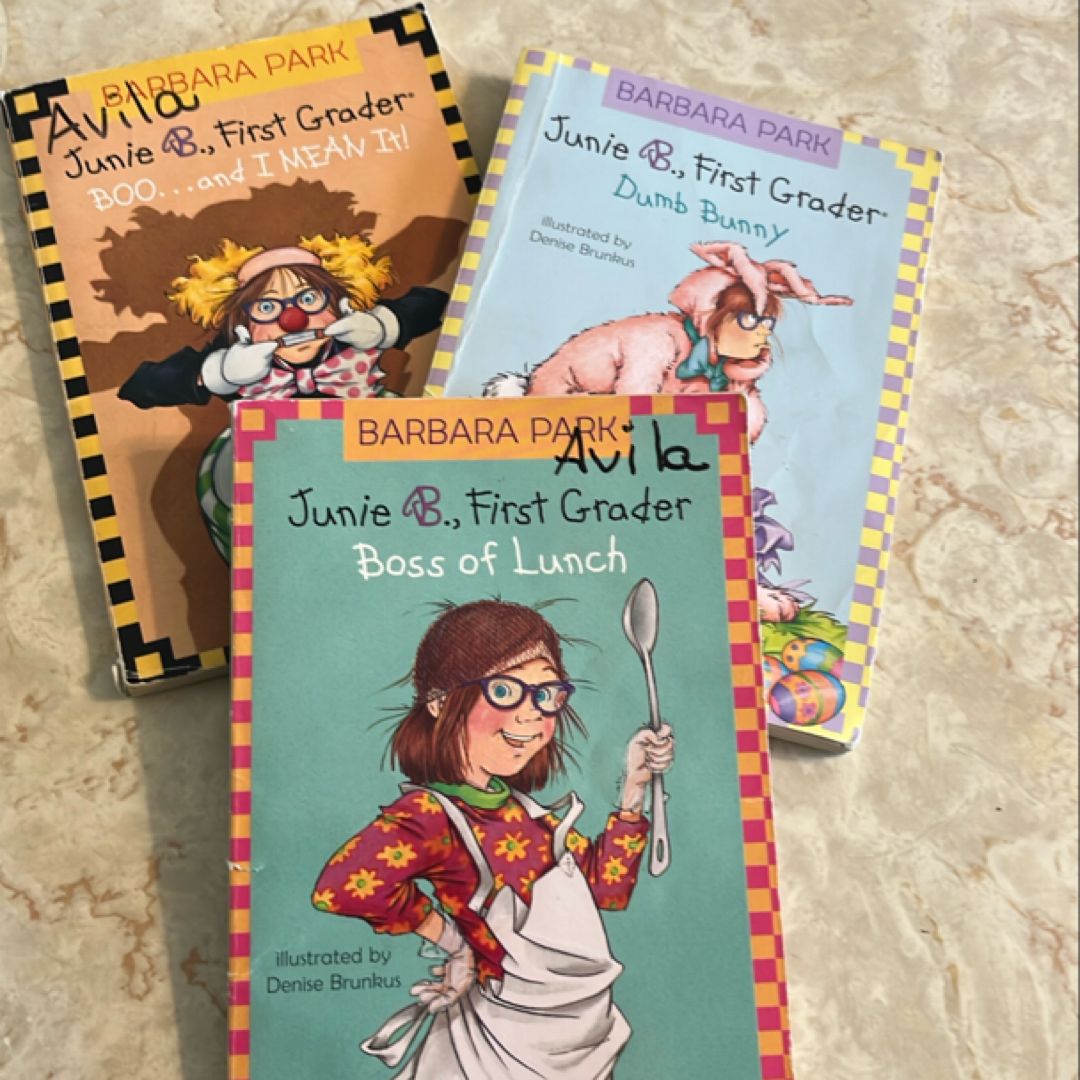 Junie B., First Grader bundle of 3 books