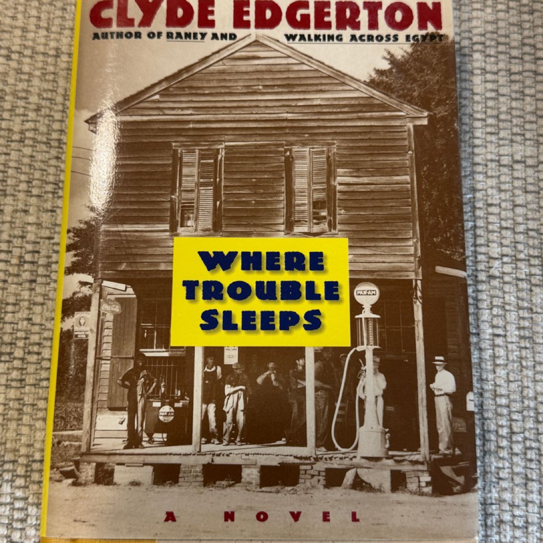 Where Trouble Sleeps*signed first edition