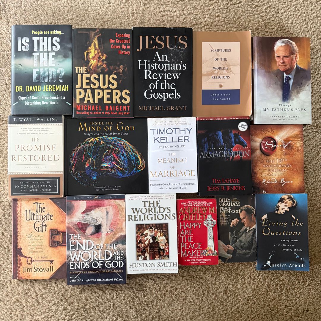 BUNDLE of 16 Books On Religion