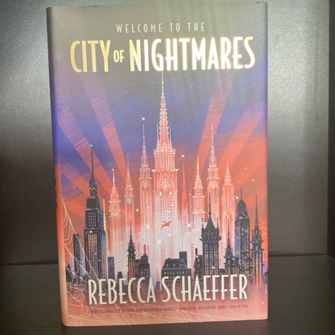 City of Nightmares by Rebecca Schaeffer Signed Fairyloot Edition
