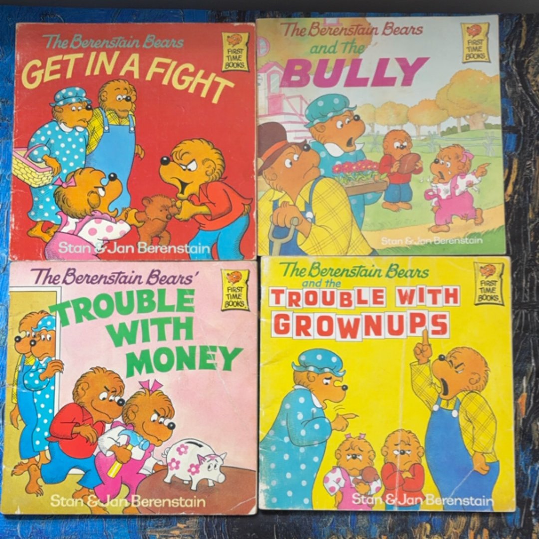 The Berenstain Bears - vintage 4 book bundle