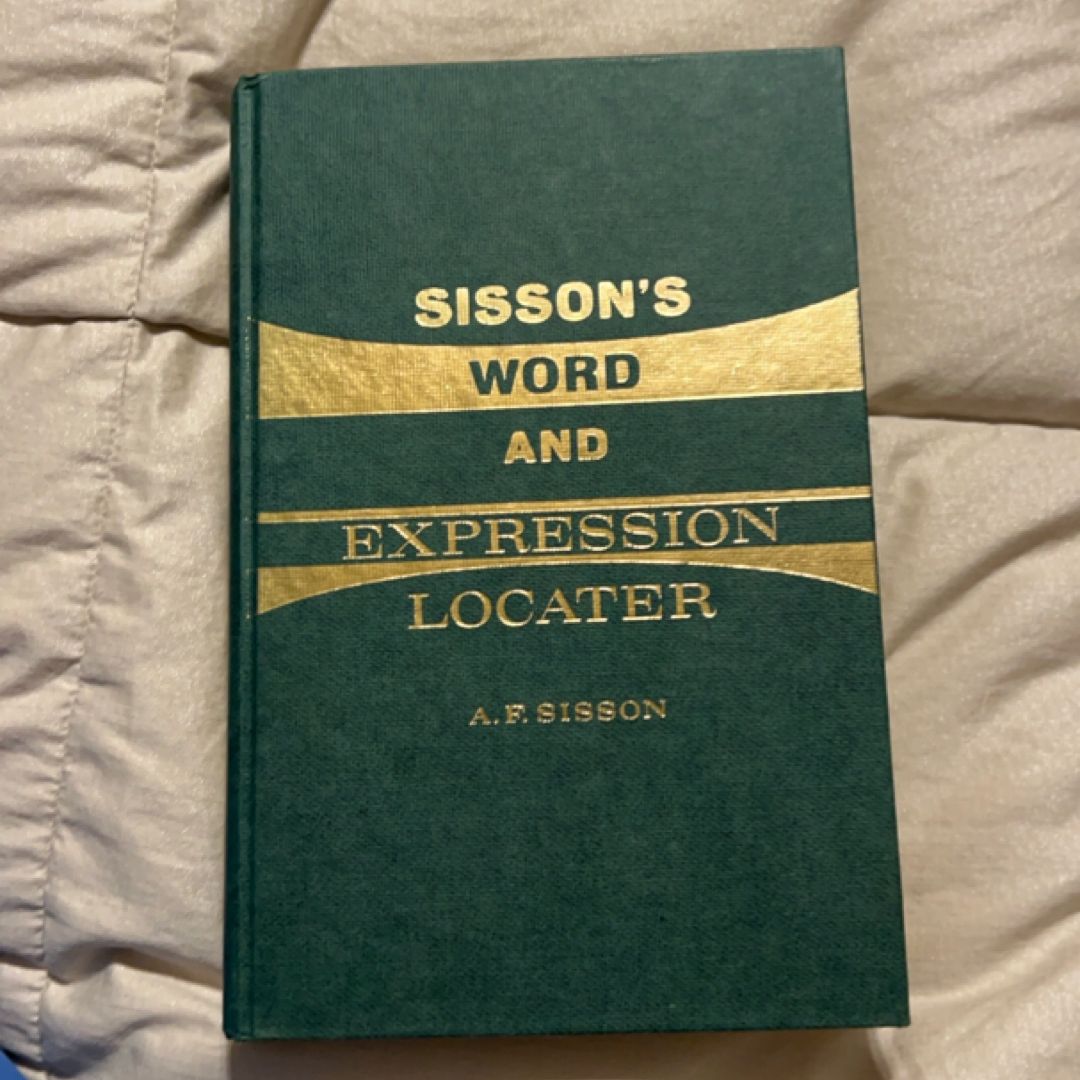 Sisson’s Word and Expression Locator