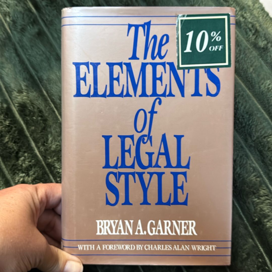 The Elements of Legal Style