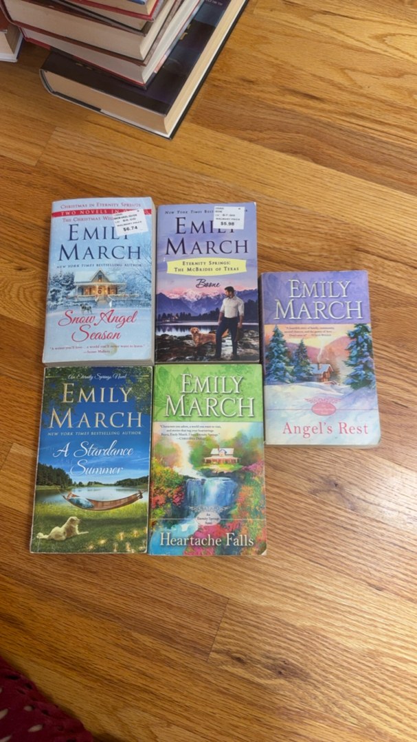 Lot of 5 book / 6 stories by author Emily March