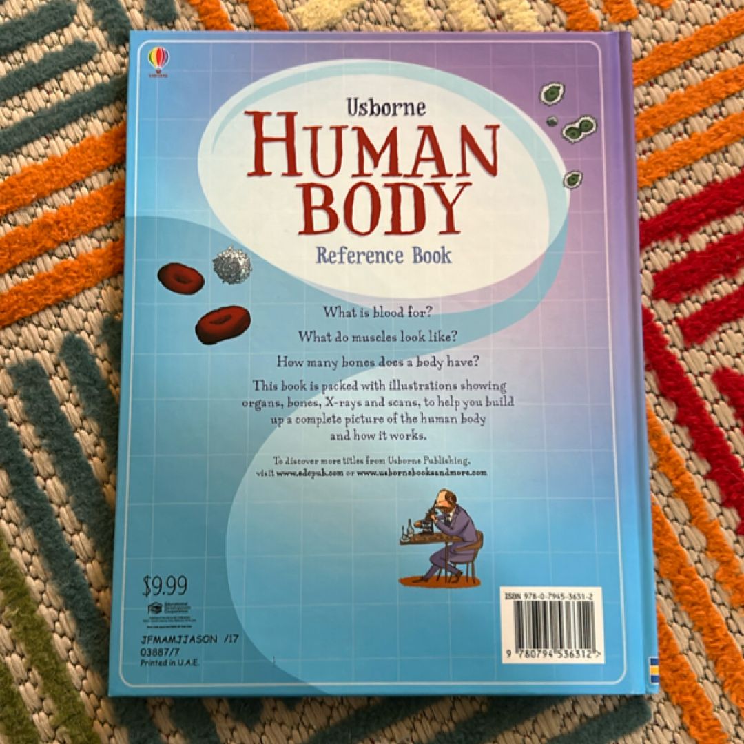 Human Body Reference Book by Alex Frith