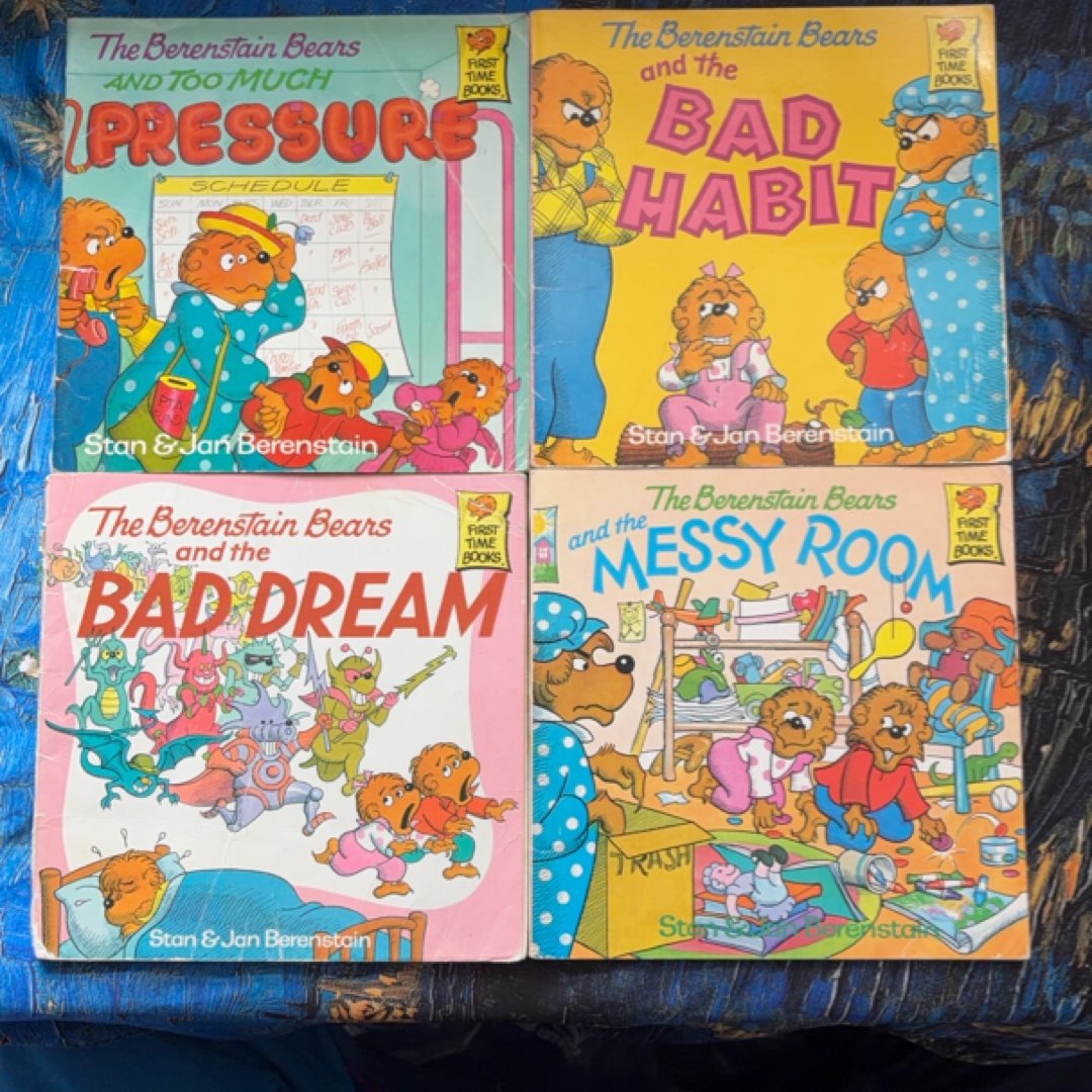 The Berenstain Bears - vintage 4 book bundle