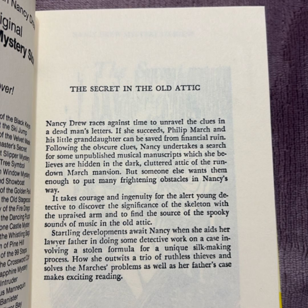 Nancy Drew 21: the Secret in the Old Attic