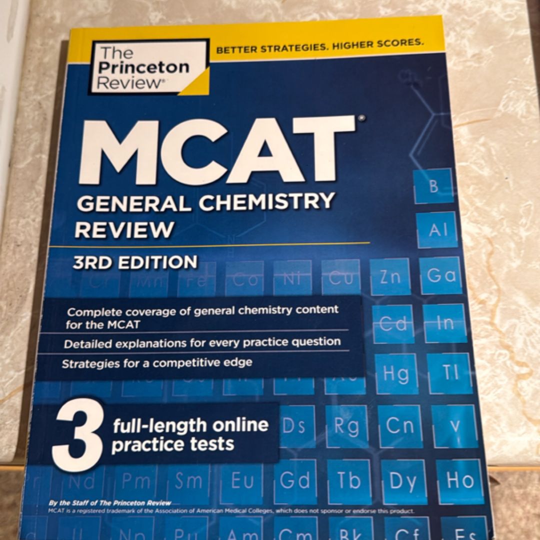 MCAT General Chemistry Review, 3rd Edition
