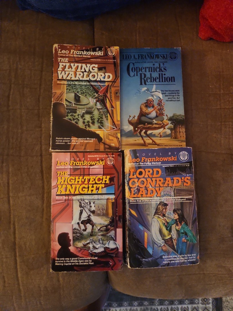 Leo Frankowski Conrad Stargard The Flying Warlord Paperback Sci-Fi Lot of 3