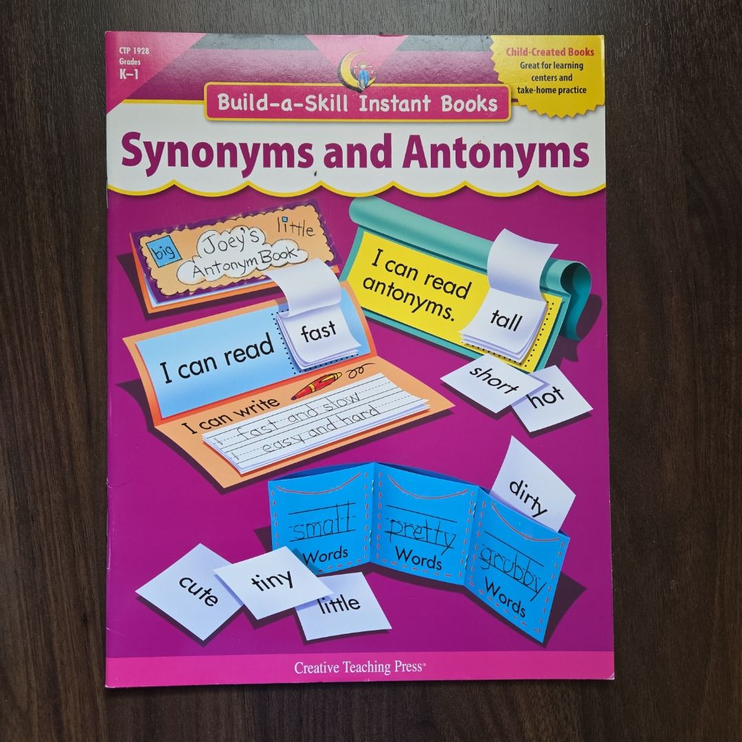 Build-a-SKill Instant Books Synonyms and Antonyms
