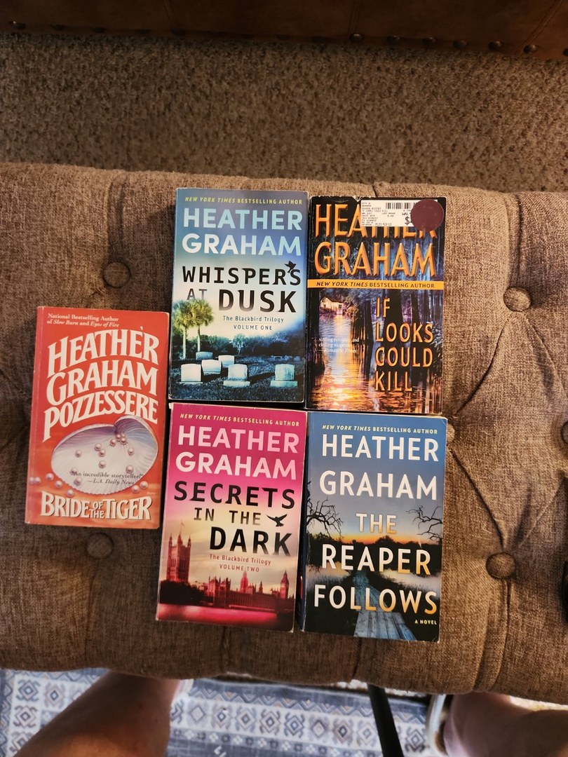 Heather Graham Lot of 5 Romance Mystery Thriller Paperback Books