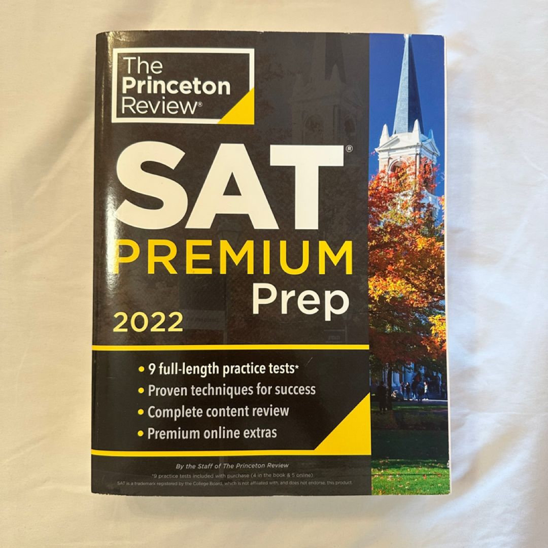 Princeton Review SAT Premium Prep 2022