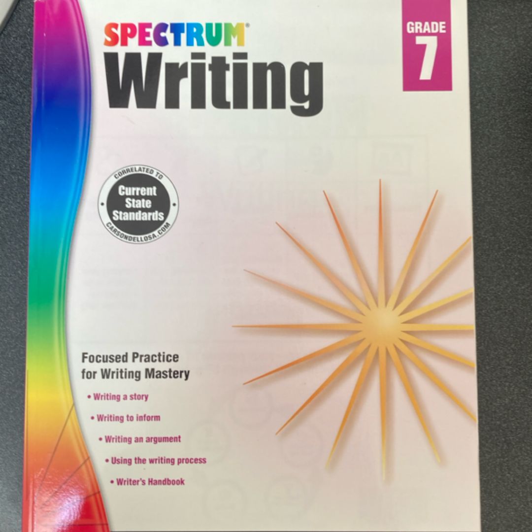 Spectrum Writing, Grade 7